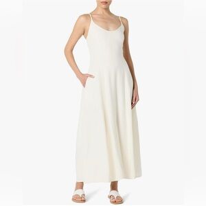 NWT The Drop Woman’s Luna Scoop Neck Maxi Dress Ivory XXL